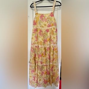 American eagle floral midi/maxi dress, size L